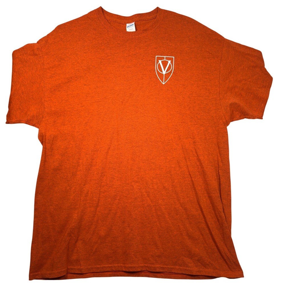 Con of Thrones Volunteer Graphic Tee Gildan T-Shirt XL Mens Orange